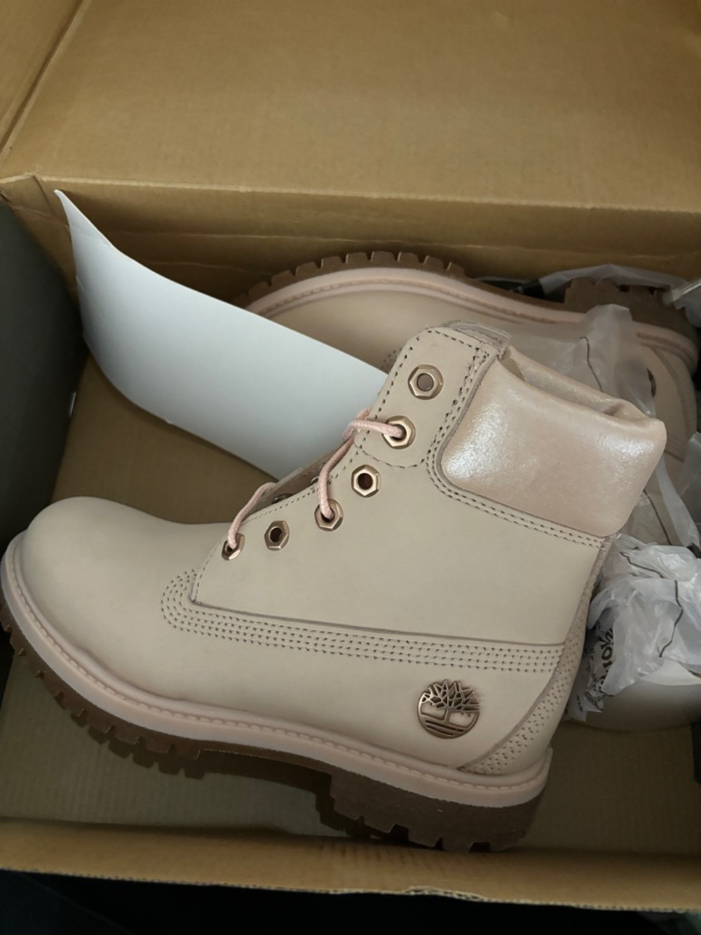 Timberland Pink  Women's Lace-Up Boot